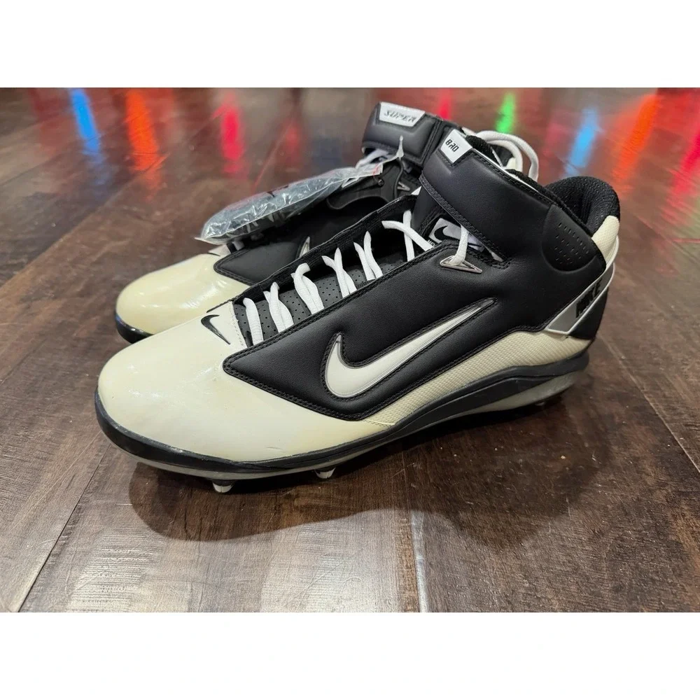 Nike 396221-101 Air LT Super Bad Football‎ Cleats Size 15 Never Out Hustled - Picture 2 of 6